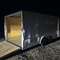 2022 Car Hauler 22 Foot V Nose 8 1/2 X 22 Height Door Entry Is 75 Inches 92 Inches Wide 
