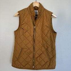 Women’s Old Navy Tan Gold Quilted Vest