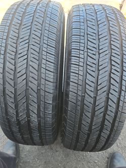 2 use tire 255 70 18 BRIDGESTONE DUELER
