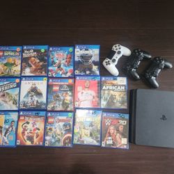 PS4 with Games And 3 Remote 