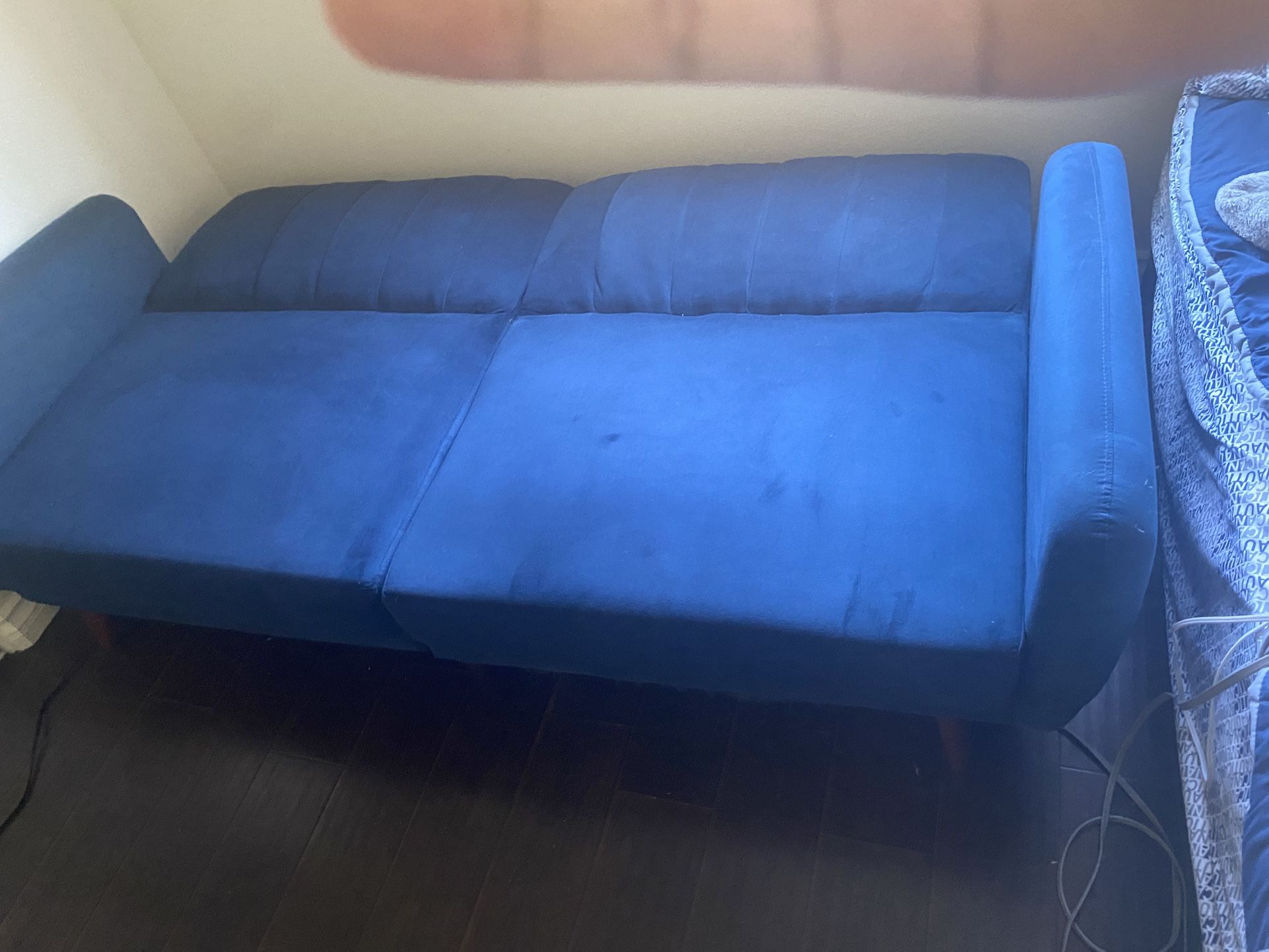 Blue Futon