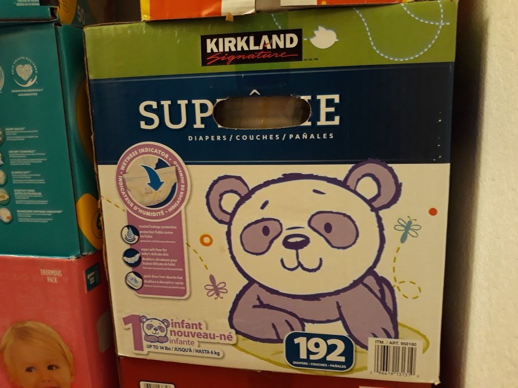 Kirkland Diapers Size 1 👶 caja de (192) pañales