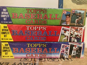 Topps Baseball 87-25 Complete Sets Sealed