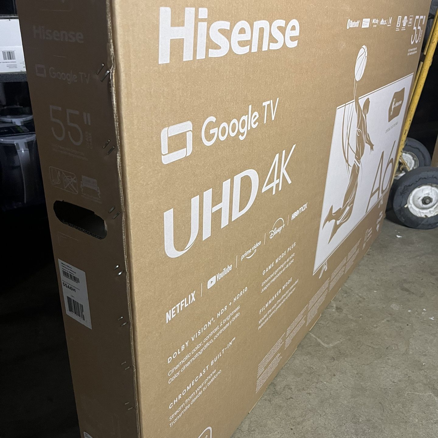Hisense 55" 4K UHD Smart Google TV 