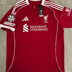 Liverpool 25/26 size XL(55cm Chest) Home Jersey