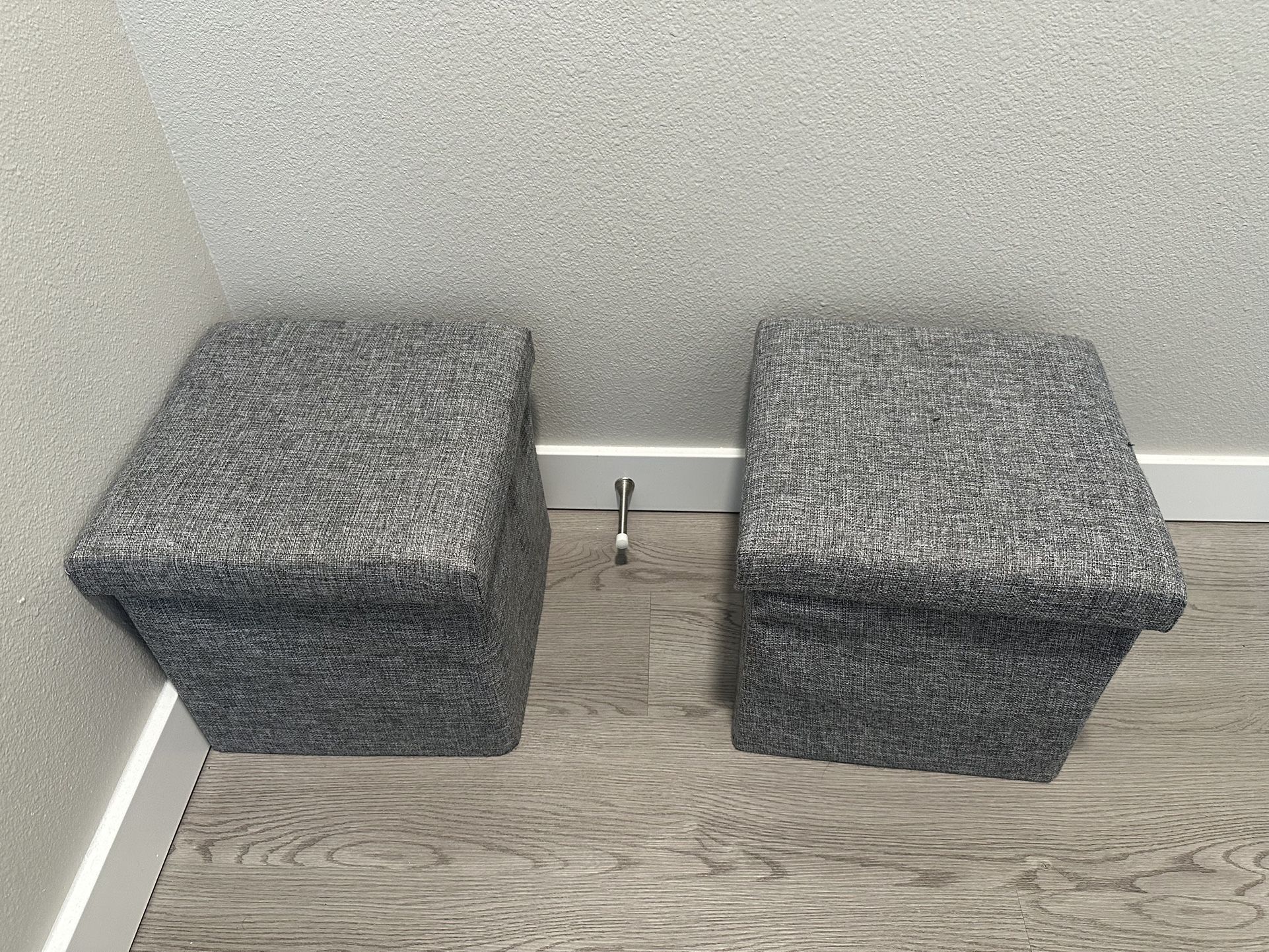 Small Folding Storage Ottoman Cube, Storage Footrest, Foot Rest Stool, for Living Room
