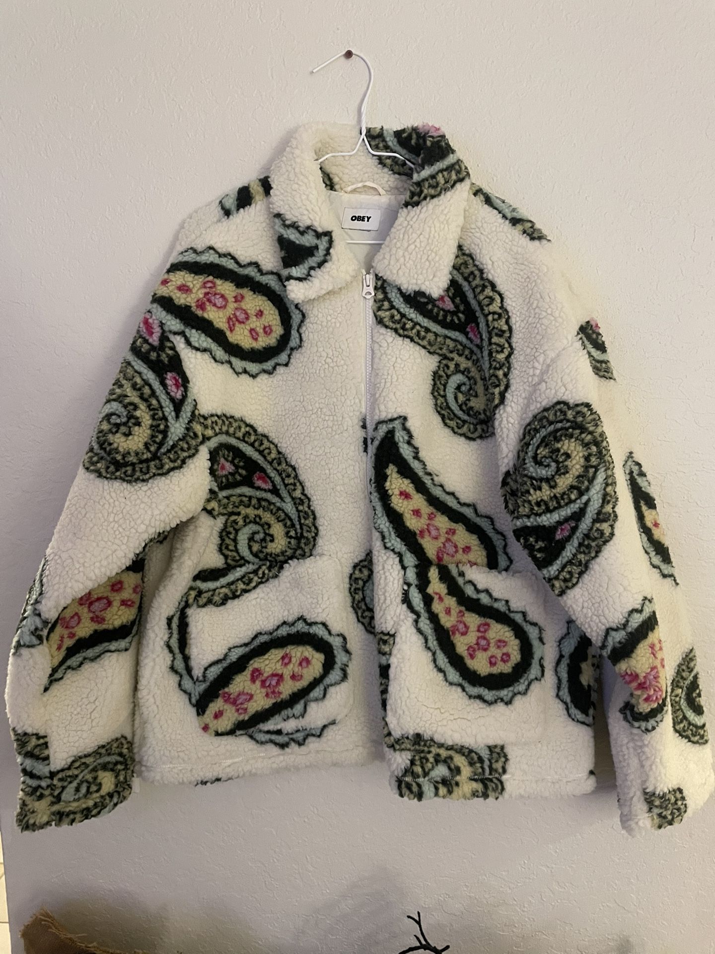 Obey Sherpa Paisley Jacket
