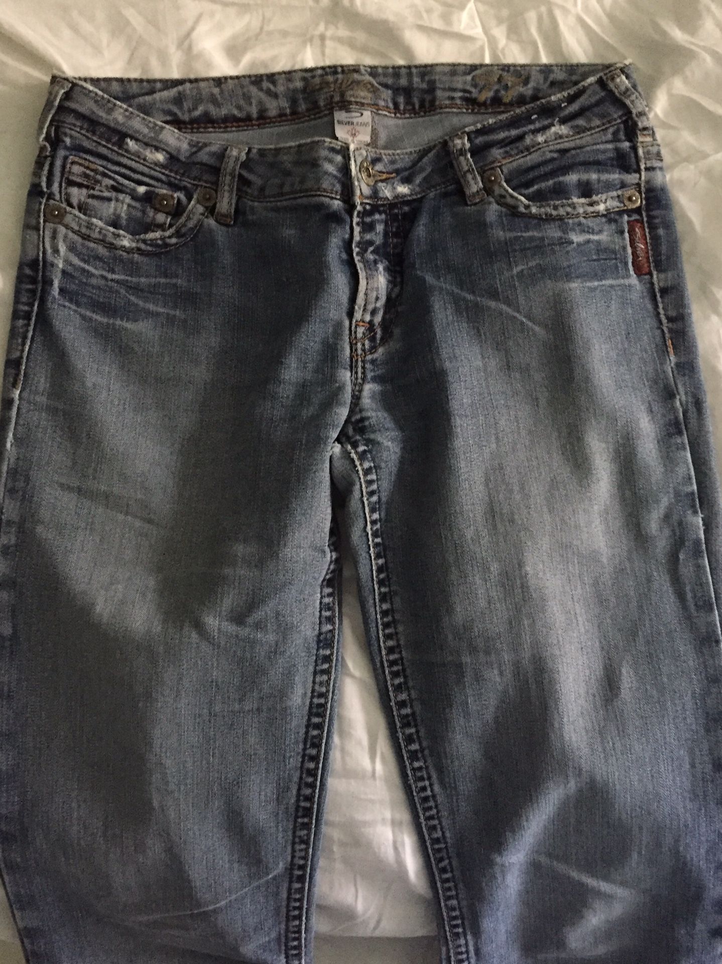 Extra-long Silver jeans (30x37)