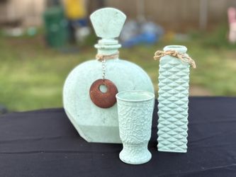 Decorative Turquoise Glass