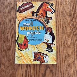 Small Wooden Project Book. 
