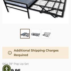 Twin Trundle Frame!!!! + 1 Twin Day Bed!!!!  $150