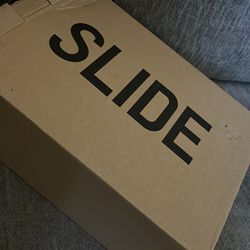 Black Onyx Yeezy Slides
