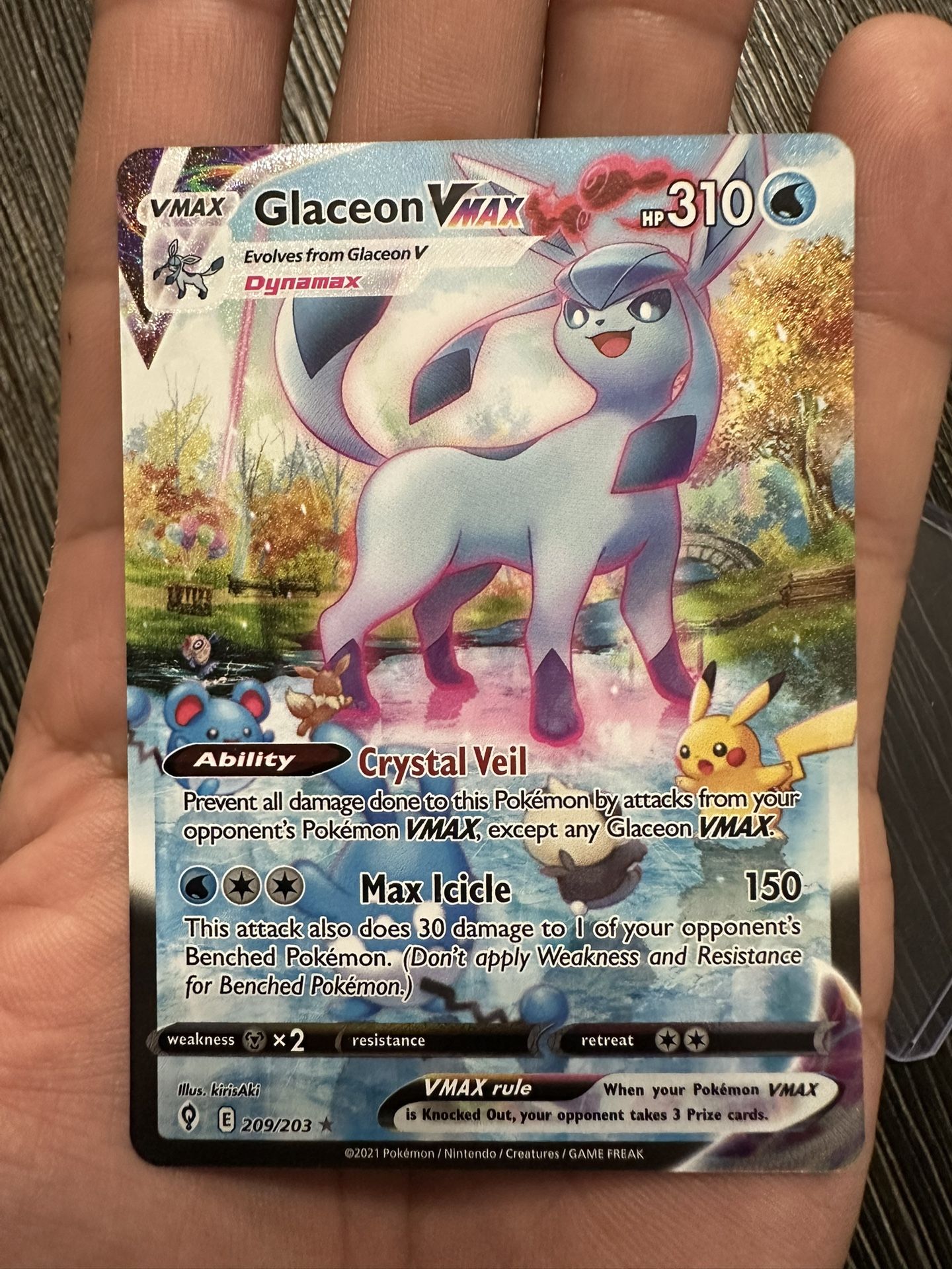 Glaceon Vmax Alt Art