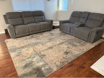 Couch and rug set