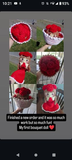 Crochet Bouquet Doll