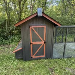 4x6 Gable Roof Chicken Coop And 6x10 Run