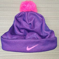 Pre-owned Youth Size Nike Pink And Purple Stocking Cap (L040SN01)