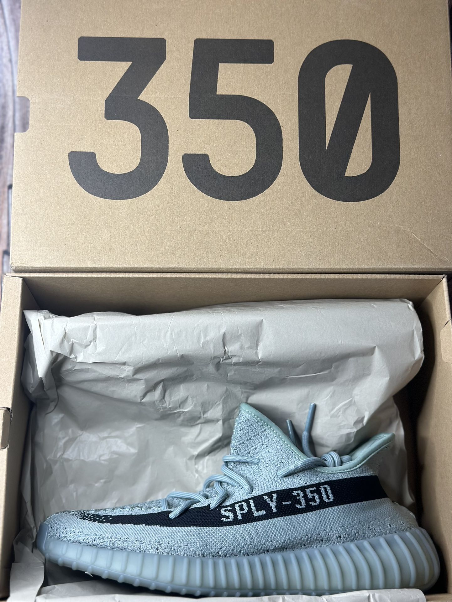 Yeezy 350 Boost V2 Salt / Black Mens size 10