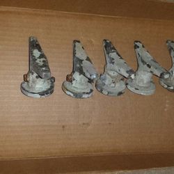 Huge lot vintage ship tie down boat cleats