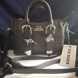 New Steve Madden Black Purse 