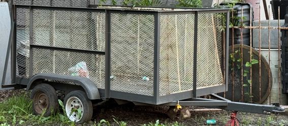 6x9 trailer with gate