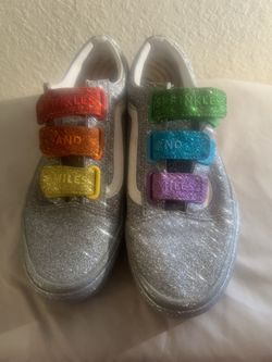 Vans Size 7.5 Retro Flour Shop Old Skool Rainbow 