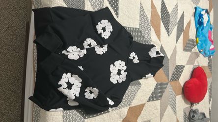 Denim tear black hoodie