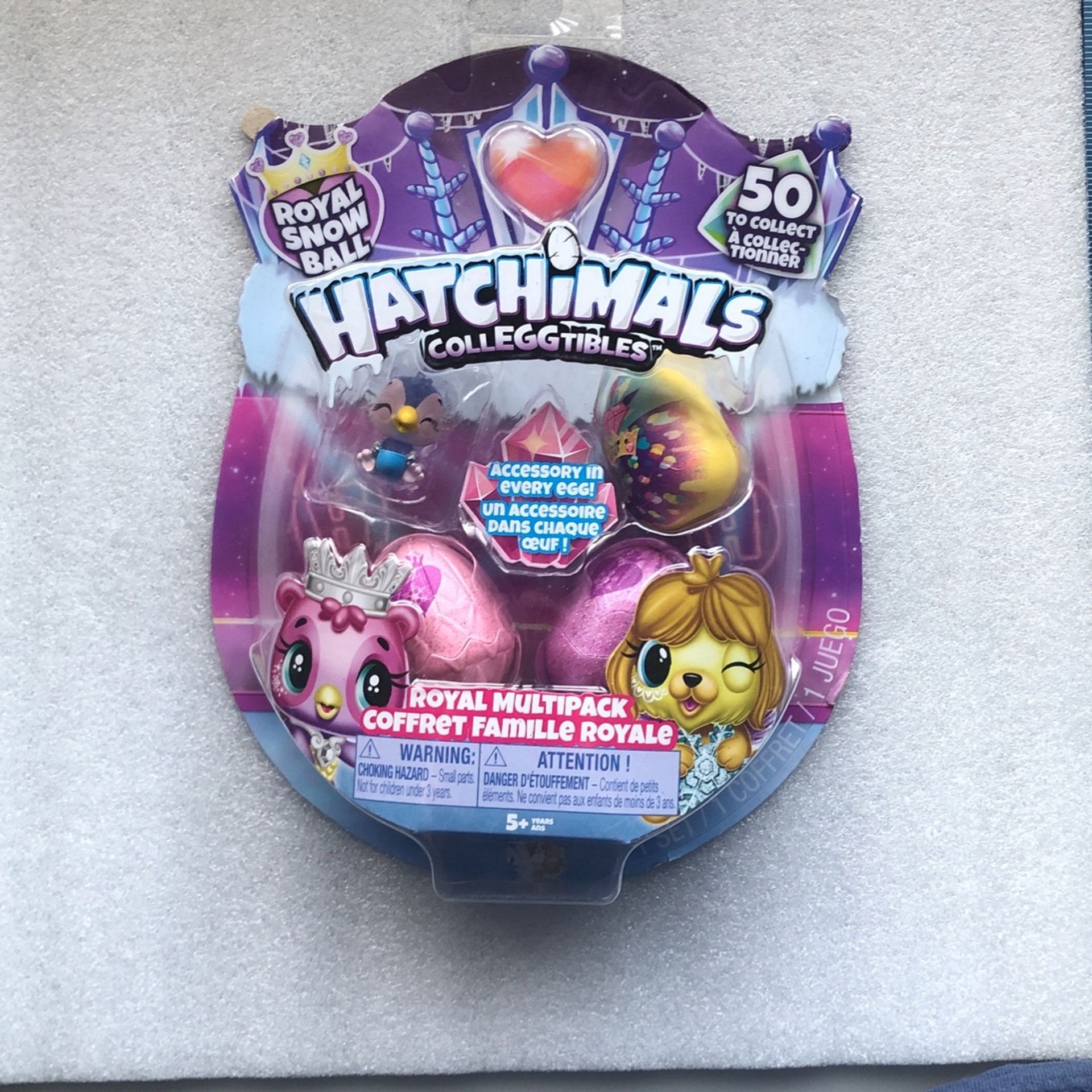 Hatchimals COLLEGGTIBLES Royal Snow Ball 4 Pack Season 6 Ages 5+ NEW