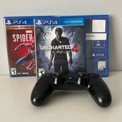 PlayStation 4 Games And Controller