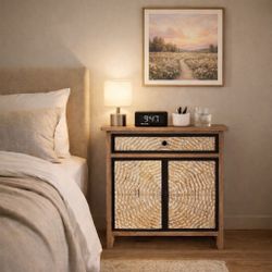 BIG SALE Beautiful Solid Wood Nightstand – Perfect for Bedroom or Living Room