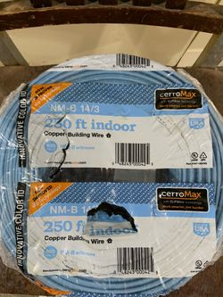 🔌 14/3 Romex 250ft Coil – Brand New! ✅ 