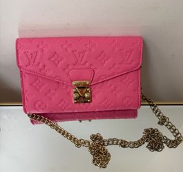 LV hot pink purse, new