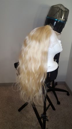 360 + 20' bundle Handmade Sewn wig Blonde