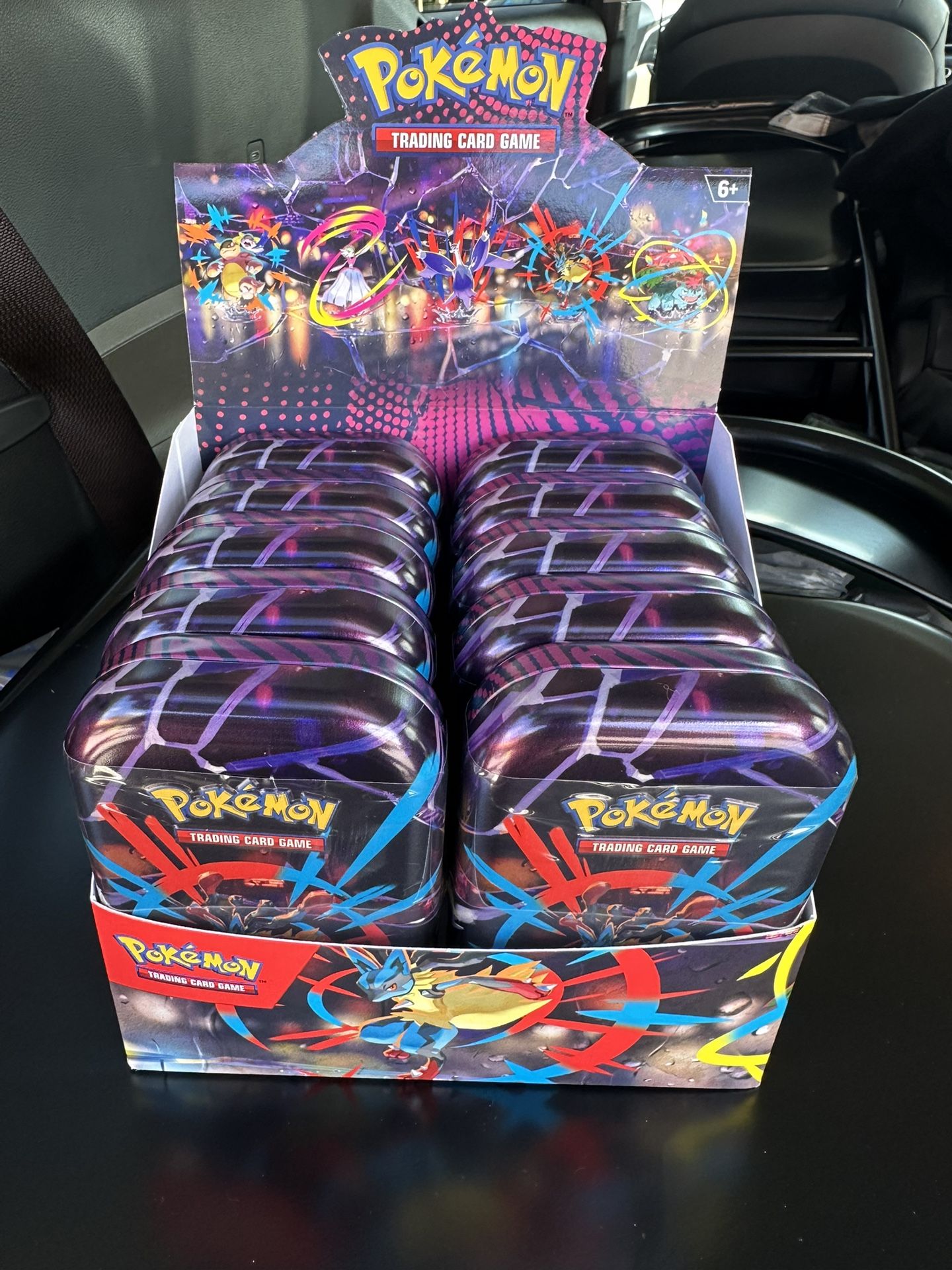 Pokémon TCG Mega Evolution MEGA Heroes Mini Tin Display