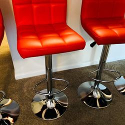Red Barstools 