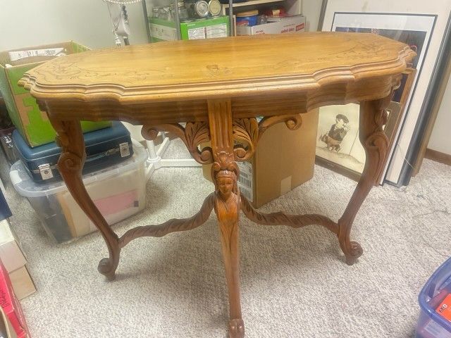 Beautiful Solid Wood Ornate Table