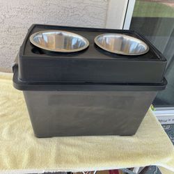 Dog Bowls With Storage Container