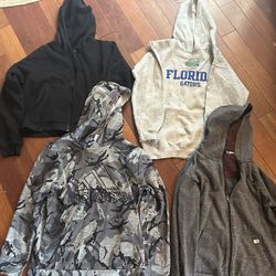 A Lot Of 4 X Hoodies Youth Large