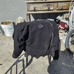 Harley Davidson jackets and helmet