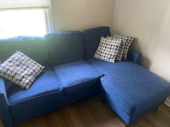 Stylish Blue Couch