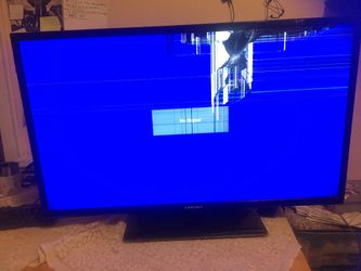 Element tv55 inches has cracked