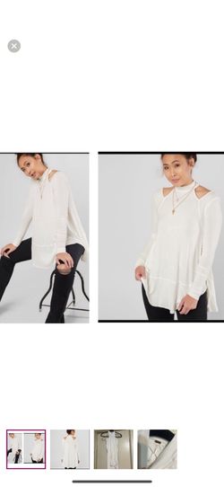 Free people cold shoulder tunic Xs