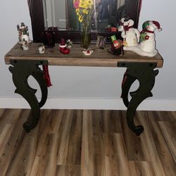   Table in the foyer Or side table