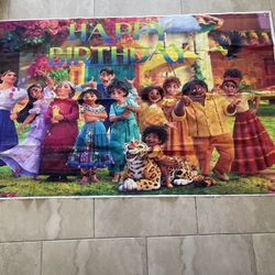 Encanto Happy Birthday Backdrop