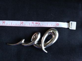 Silver vintage brooch