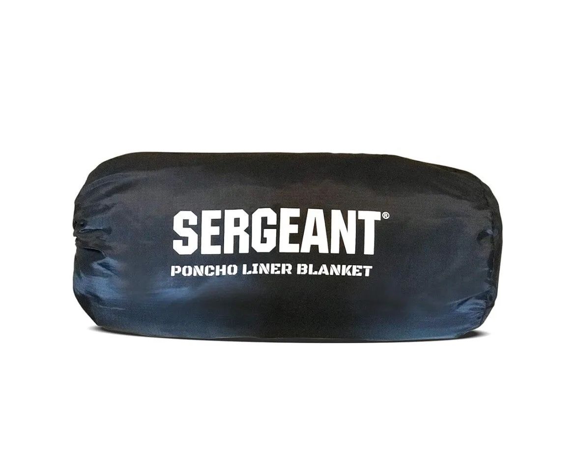Sergeant Military Grade Poncho Liner Blanket in Black NEW WITH TAGS
