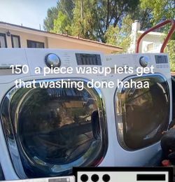 Washer and dryer