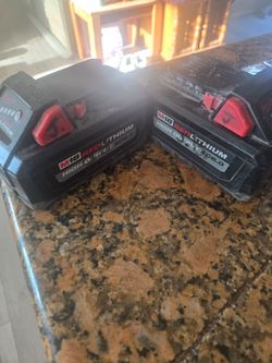 Milwaukee batteries.