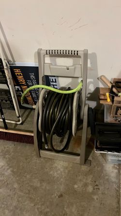 Garden Hose Reel Cart with Hose