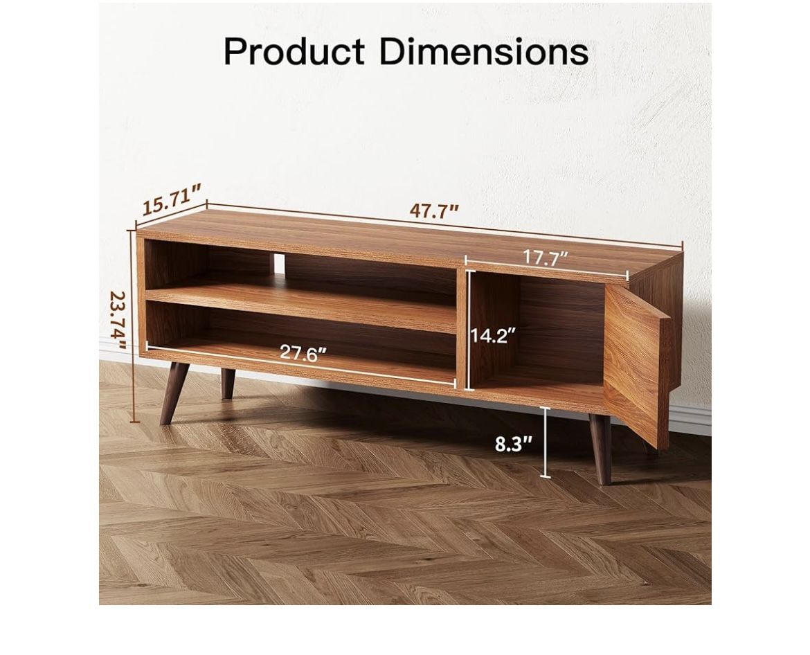 Stand with Storage for TVs up to 55 Inches